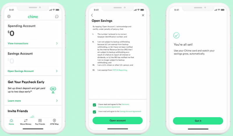 Chime savings account review.