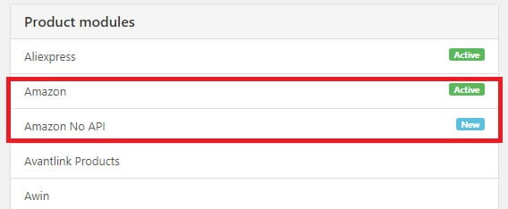 Content Egg Amazon module.