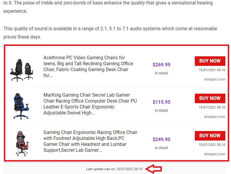 Amazon affiliate plugin without API.