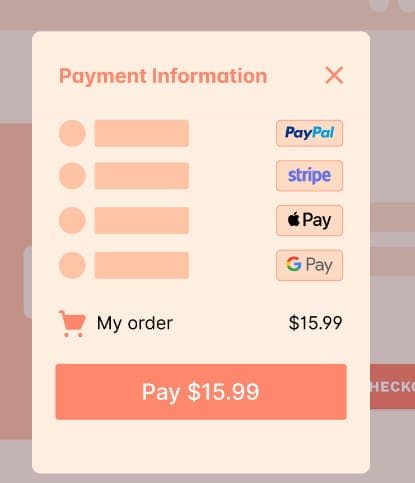 PeachPay WooCommerce payment.