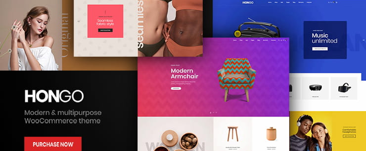 Hongo WordPress theme.