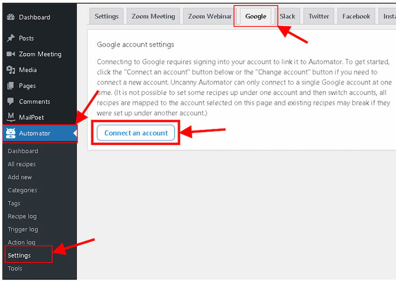 Connecting Google Sheets with WooCommerce free.
