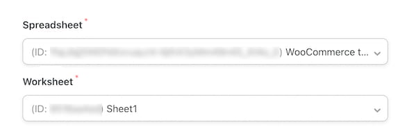 Uncanny Automator Google spreadsheet.