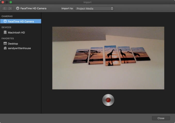 Record webcam for free MAC.