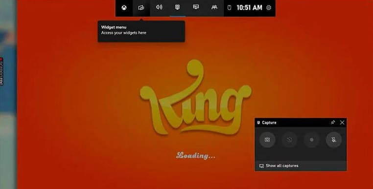 Game Bar recording capabilities.