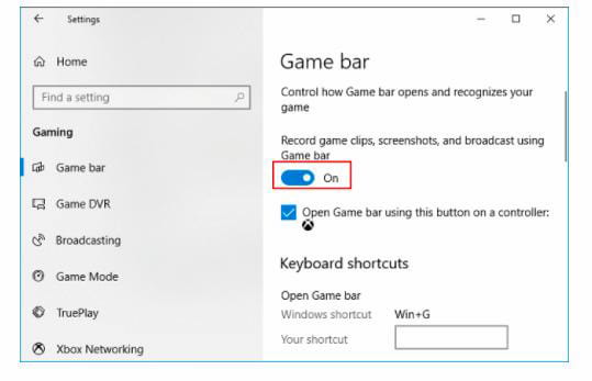 Game Bar screen recorder.