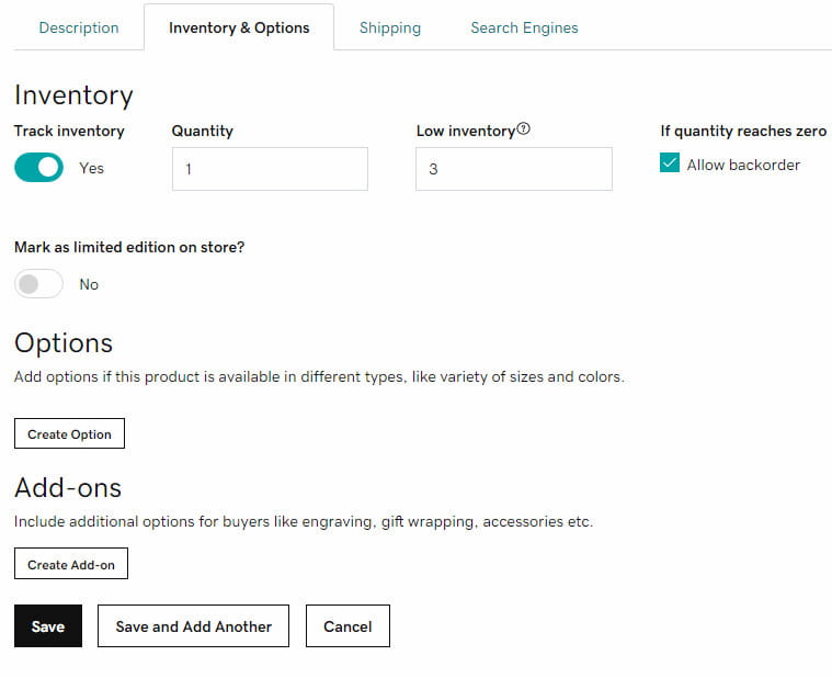 GoDaddy website builder store features.