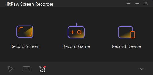 HitPaw whole screen recorder.