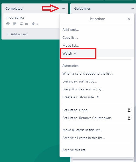 Enabling Kimp list alerts.