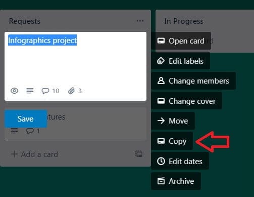Kimp Trello duplicate request.