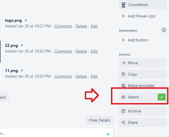 Setting Kimp notifications.