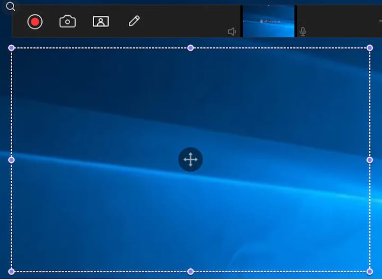 Free software for recording part of screen.