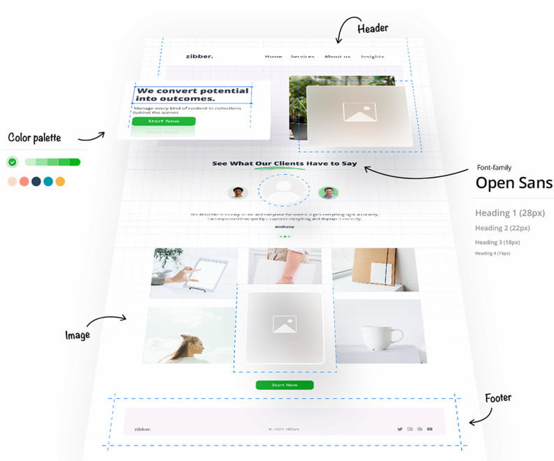 10Web AI builder tool.