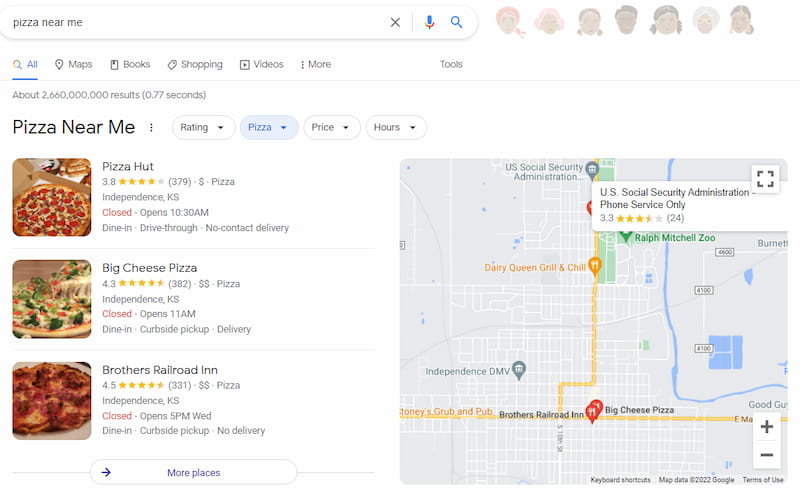 Optimize your Google business page.