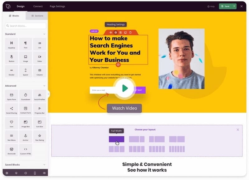 SeedProod page builder.