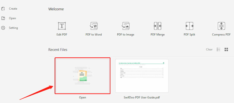 SwifDoo PDF interface.