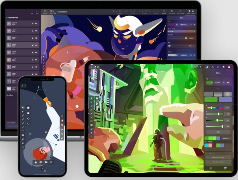 What features does Vectornator offer?