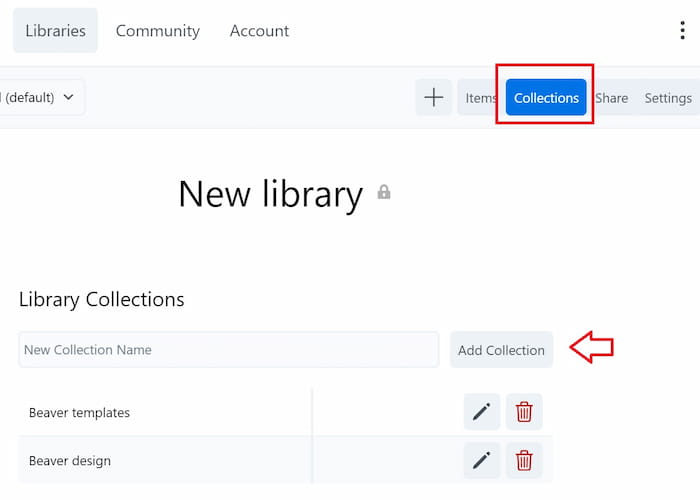 Assistant Pro creating collections.