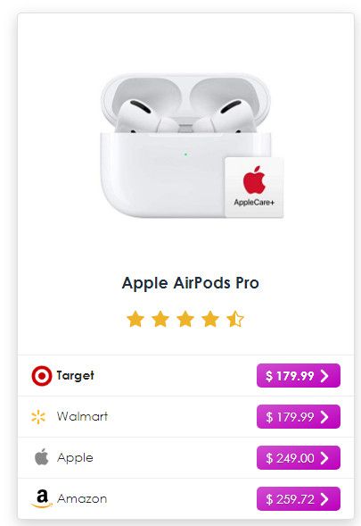 Affi AI single product format.
