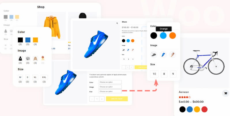 TH Variation Swatches plugin.