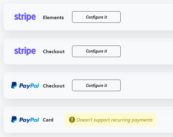 Accept payments in Quill Forms.