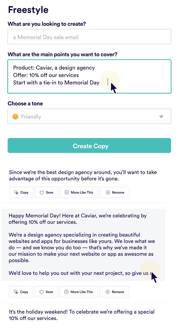 Copy AI is tool similar to Jasper AI,