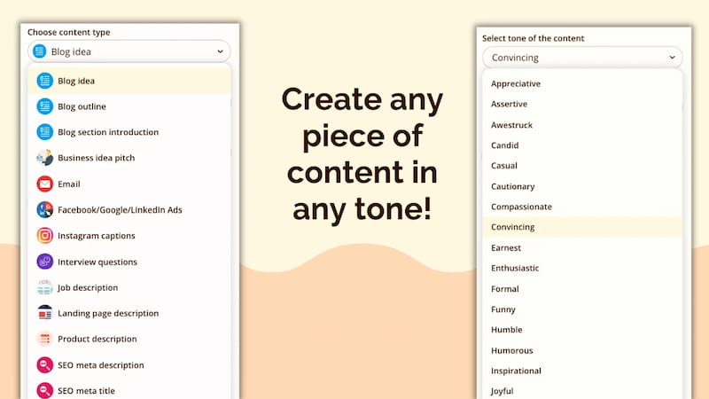 Rytr is an AI writing assistant that helps you create high-quality content.