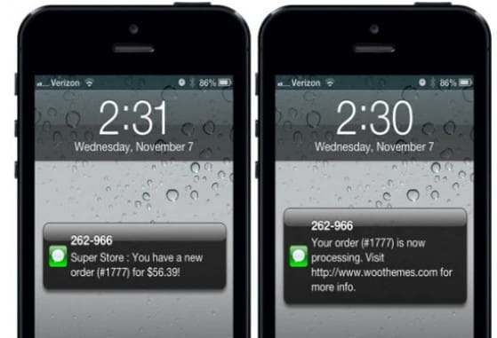 Twilio SMS Notifications for WooCommerce.