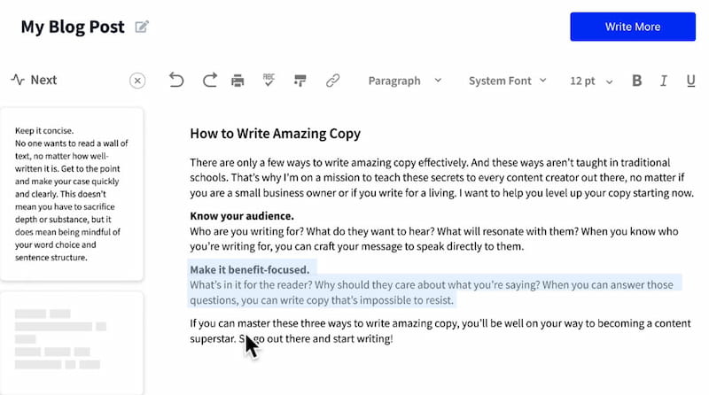 Smart Copy by Unbounce (Formerly Snazzy).