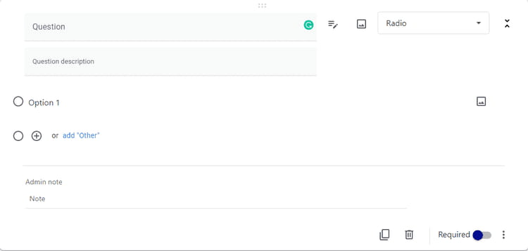 Creating evaluation survey using Survey Maker plugin.