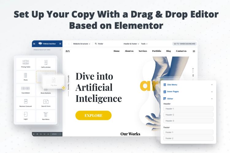 10Web AI Site Builder advantages and disadvantages.