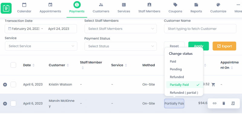 BookingPress payment gateways.