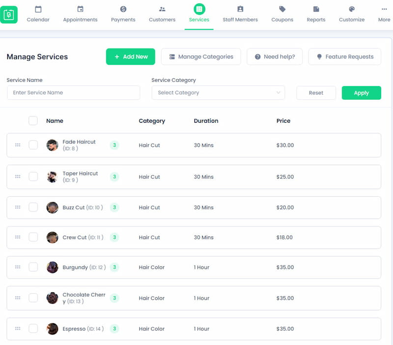 BookingPress unlimited bookings feature.