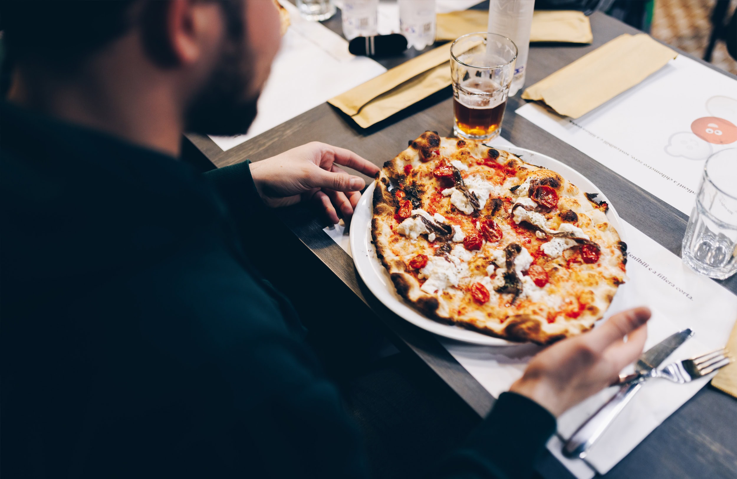 kindness pizzeria bergamo impasto consumazione sul posto