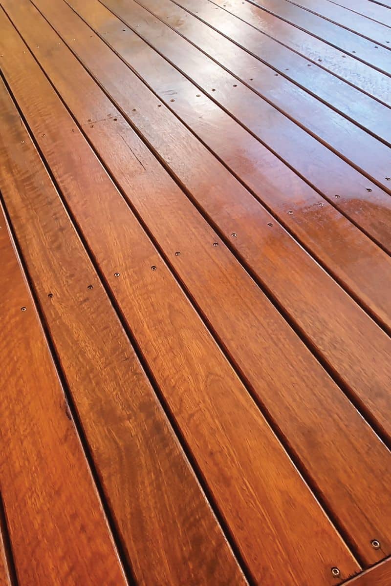 new deck close up