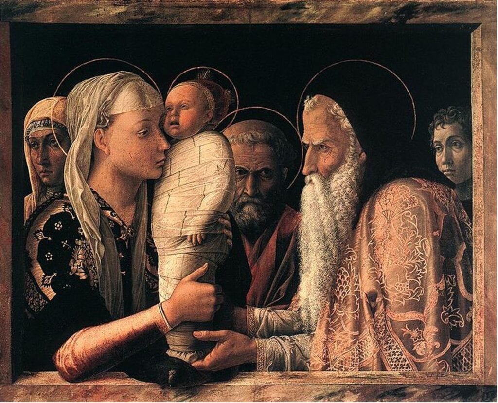 Andrea Mantegna - Presentazione di Gesù al Tempio, 1455 - Gemaldegalerie, Berlino