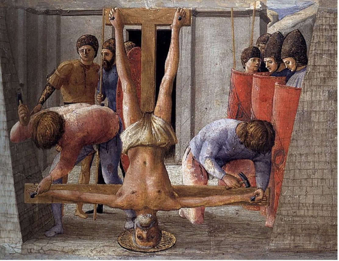 Masaccio - Crocifissione di san Pietro,1426