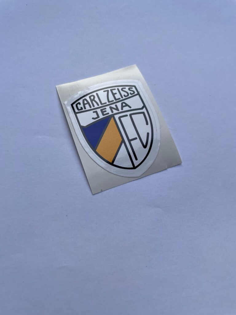 FC Carl Zeiss Jena Sticker Set - Hochglanz Aufkleber 5er Pack