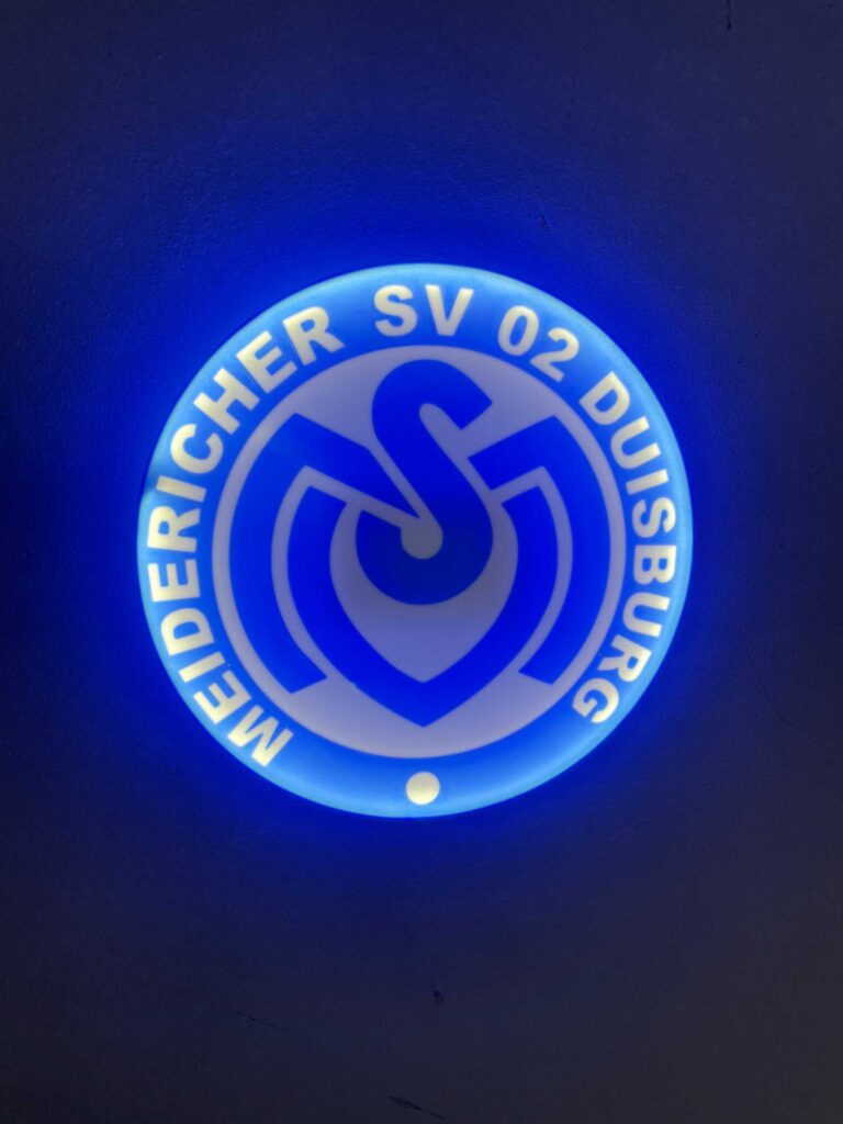 MSV Duisburg LED-Leuchtschild