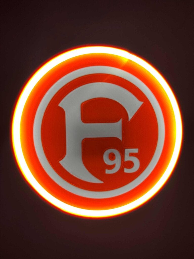 Fortuna Dusseldorf LED-Leuchtschild
