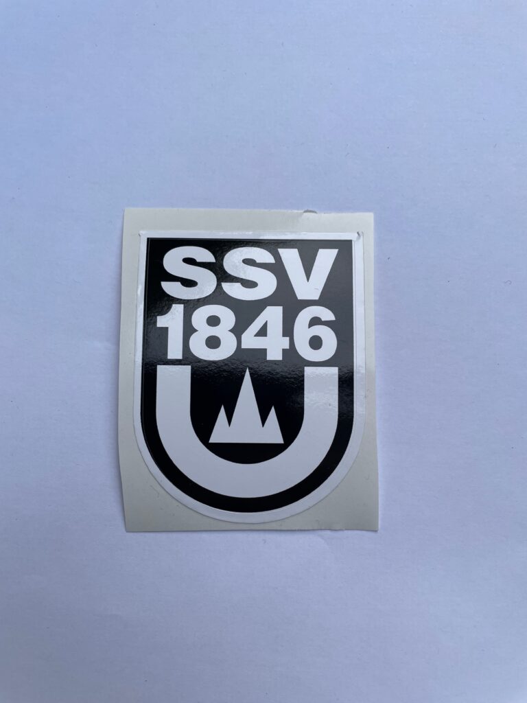 SSV Ulm 1846 Sticker Set - Hochglanz Aufkleber 5er Pack