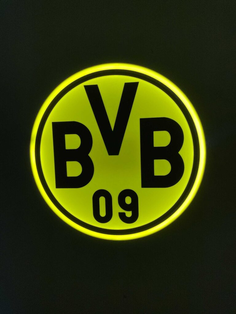BVB 09 Borussia Dortmund LED-Leuchtschild Wanddeko