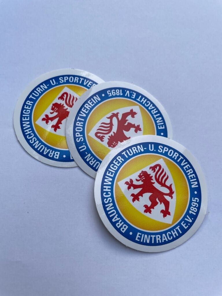 Eintracht Braunschweig Sticker Set - Hochglanz Aufkleber 5er Pack