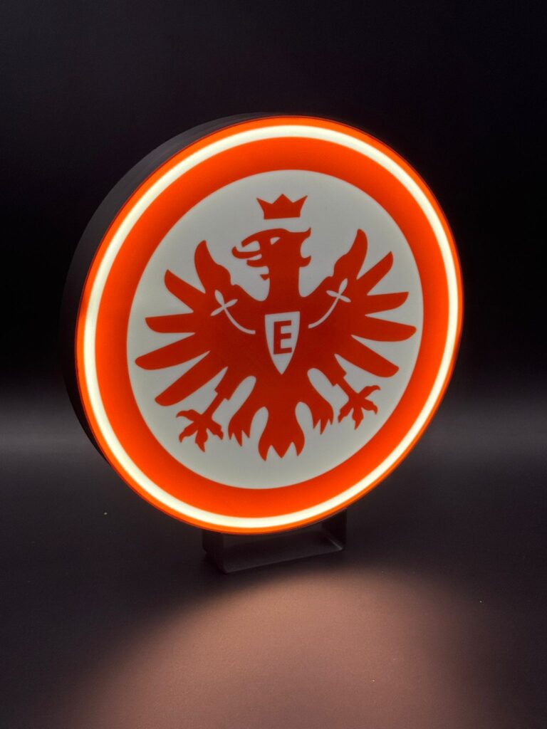 SGE Eintracht Frankfurt LED-Leuchtschild Wanddeko