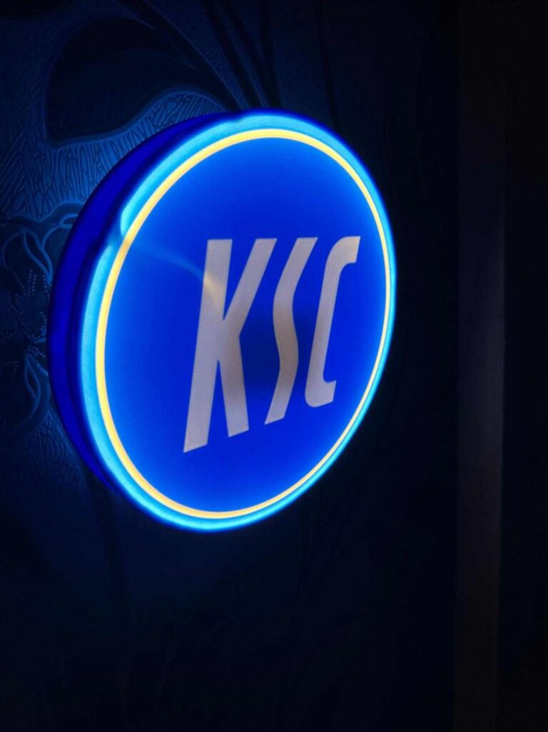 Karlsruher SC LED Lampe Fanartikel Geschenk