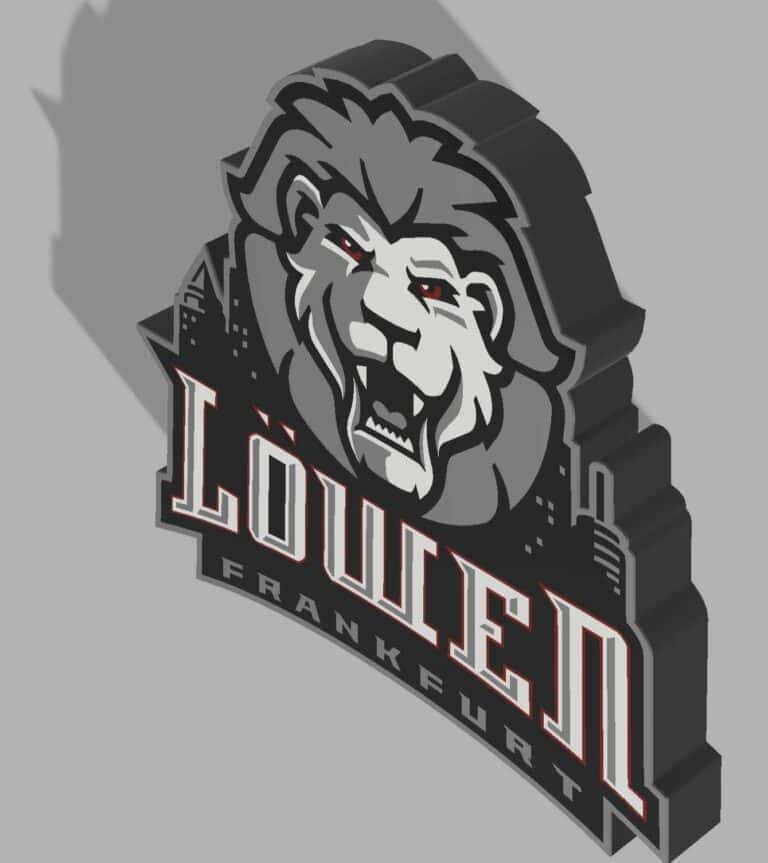 Frankfurter Lowen LED-Leuchtschild