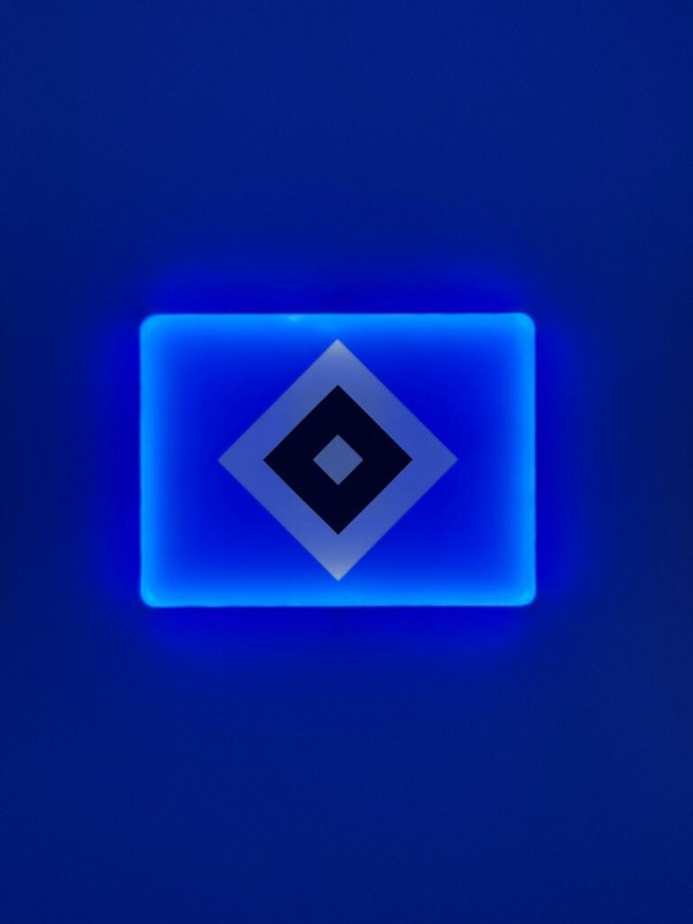 Hamburger SV LED-Leuchtschild