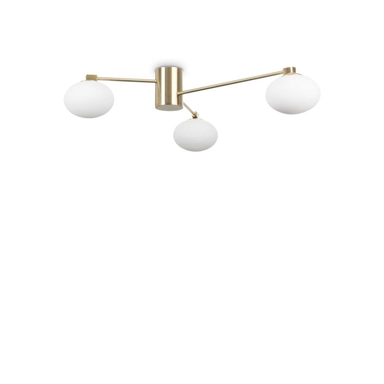 Lubinis šviestuvas HERMES PL3 D90 OTTONE, 288260
