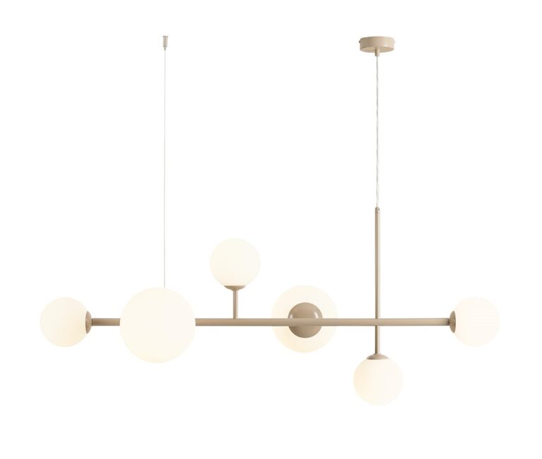 Pakabinamas šviestuvas DIONE 6 beige