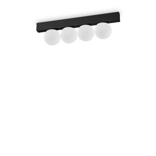 Lubinis LED šviestuvas PING PONG PL4 12W juodas, 313283